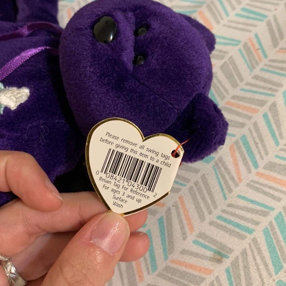 Rare  beanie baby princess Diana 1997 beanie baby with Spacing and tag - Picture 5 of 7